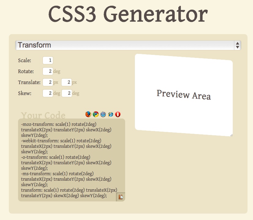 CSS3Generator